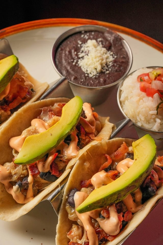 Chicken Tacos a la Mexicana.