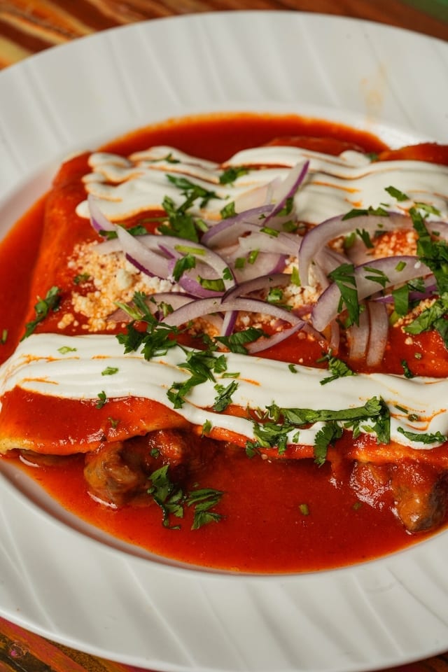 Steak Enchilada.