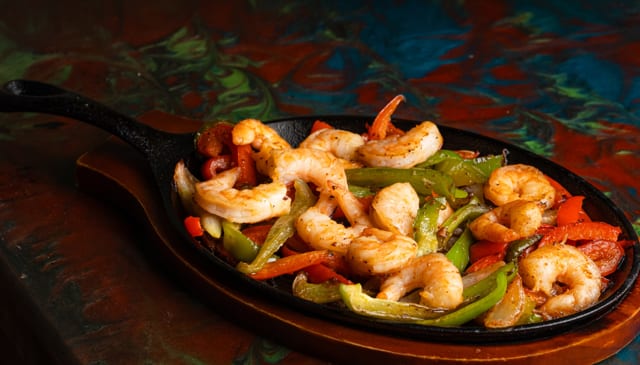 Shrimp Fajitas.