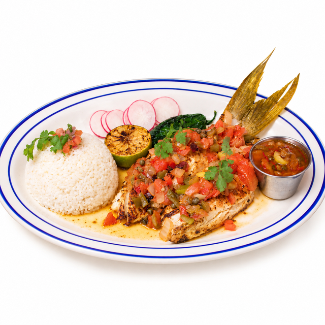 Grilled Snapper Fillet.